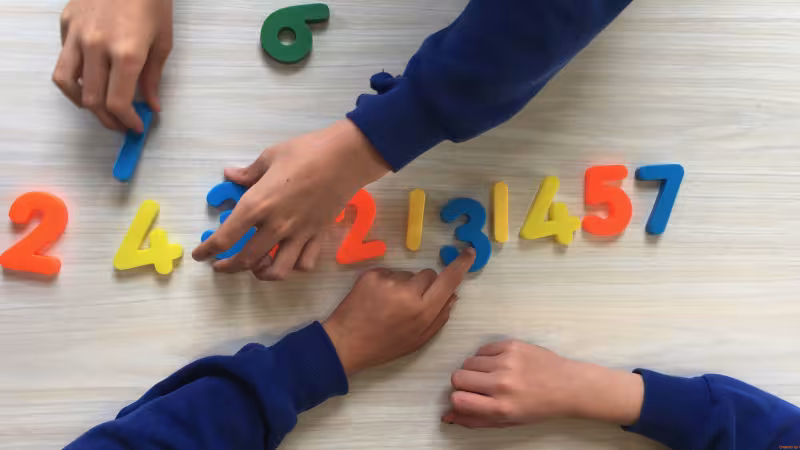 NRICH Roadshow activity - student hands